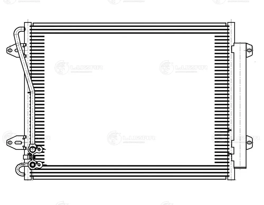 Radiador de aparelho de ar condicionado Luzar LRAC181D preço, a partir de 95,27 USD