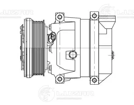  Compressor de aparelho de ar condicionado Chevrolet Lacetti carrinha (J200) (2003 - 2013) 