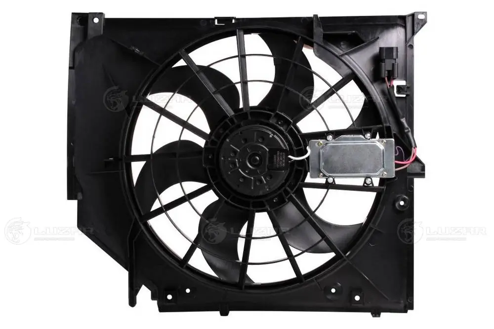 LFK26118 Luzar Difusor do radiador de esfriamento, montado com motor e roda de aletas