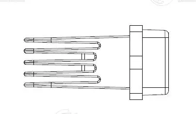 Resistor (resistência) de ventilador de forno (de aquecedor de salão) Luzar LFR1400 preço, a partir de 37,13 USD