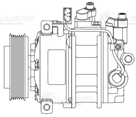 Compressor de aparelho de ar condicionado para Volkswagen Touareg II 7P5, 7P6