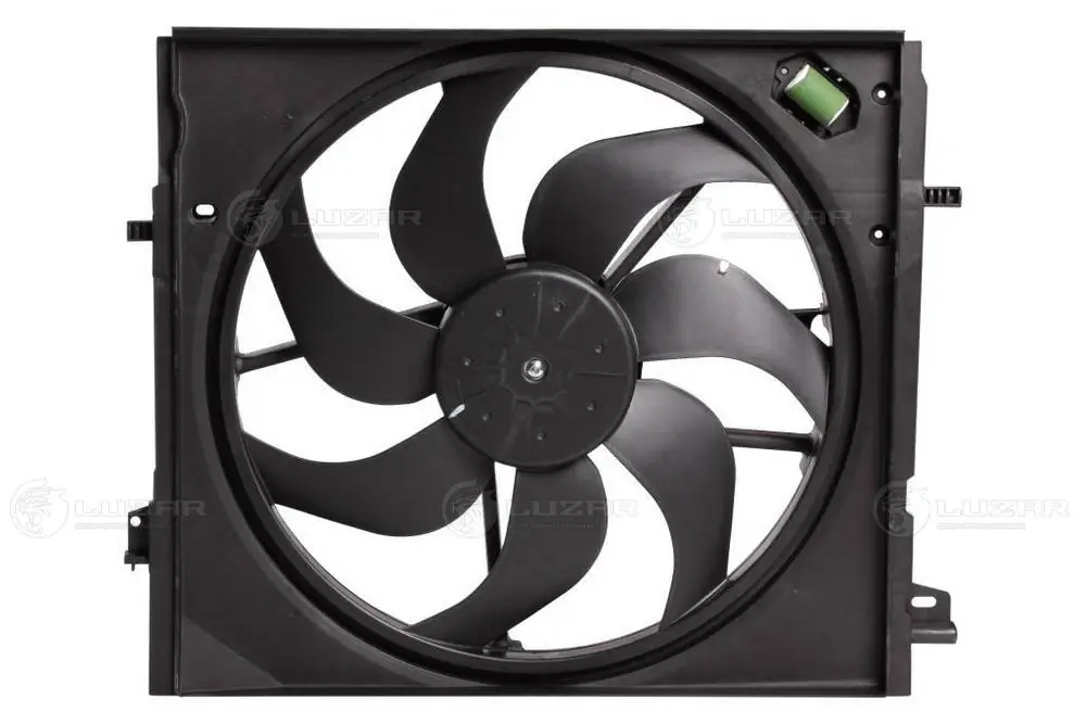 Difusor do radiador de esfriamento, montado com motor e roda de aletas 27C123W2 Polcar