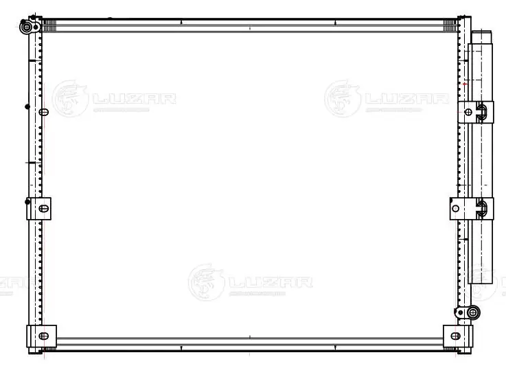  Radiador de aparelho de ar condicionado Toyota Land Cruiser 100 SUV (J10) (1998 - 2005) 100
