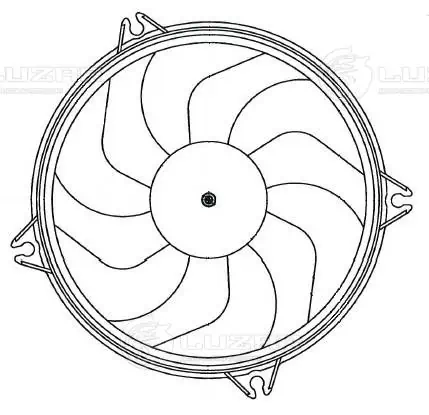  Ventilador elétrico de esfriamento montado (motor + roda de aletas) Peugeot Partner I monovolume (5F) (1996 - 2008) I