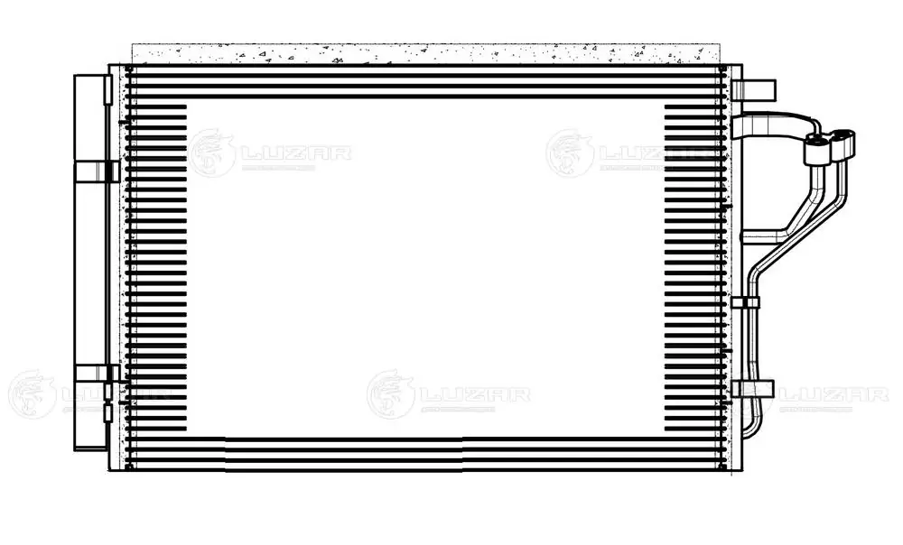 Compre 606HN2088 TYC Radiador de aparelho de ar condicionado