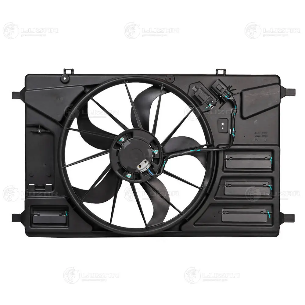 LFK1014 Luzar Difusor do radiador de esfriamento, montado com motor e roda de aletas
