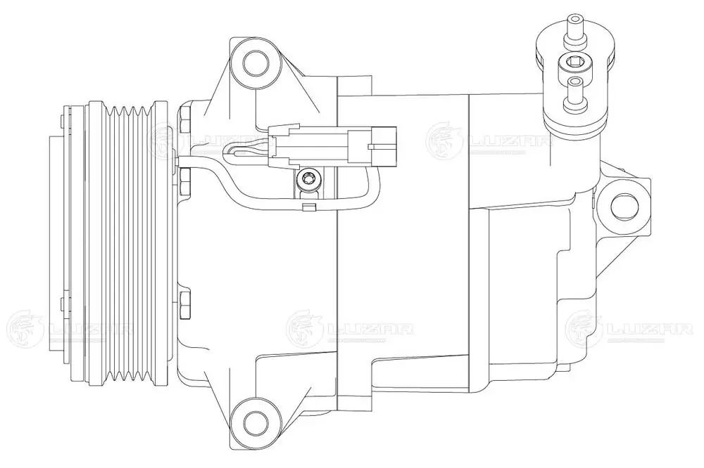Compressor de aparelho de ar condicionado 93169375 General Motors