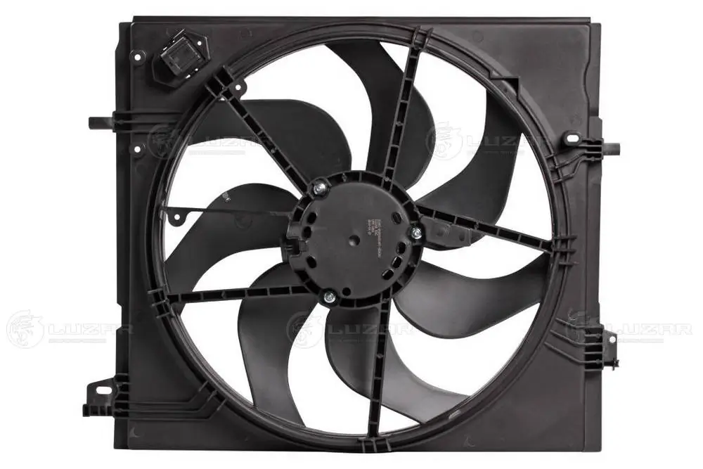 Difusor do radiador de esfriamento, montado com motor e roda de aletas Polcar 27C123W2