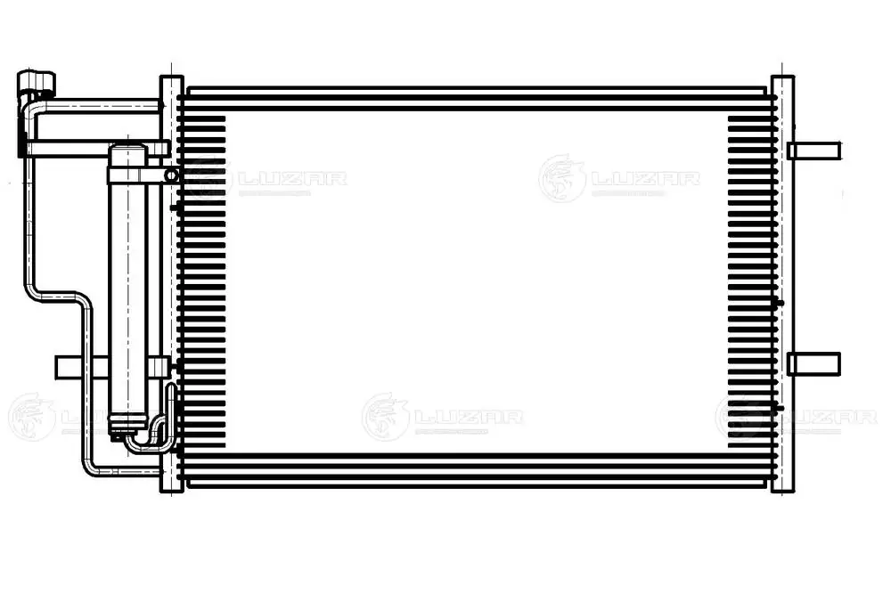 Radiador de aparelho de ar condicionado Luzar LRAC25Z6 preço, a partir de 105,98 USD