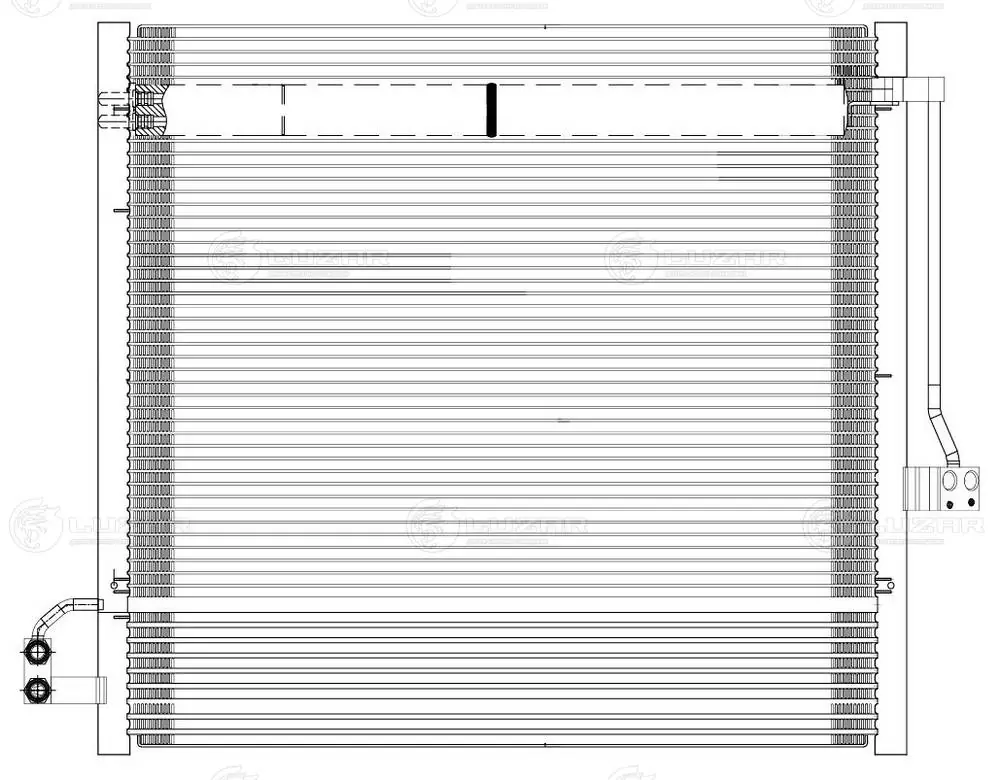 Compre Radiador de aparelho de ar condicionado Mercedes ML/GLE 