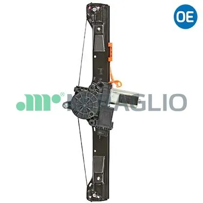 1620010680 Peugeot/Citroen Mecanismo de acionamento de vidro da porta dianteira direita