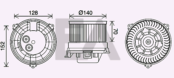 Motor de ventilador de forno (de aquecedor de salão) Land Rover Freelander preço, a partir de 95,34 USD