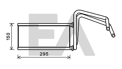 Radiador de forno (de aquecedor) Toyota Land Cruiser preço, a partir de 76,46 USD