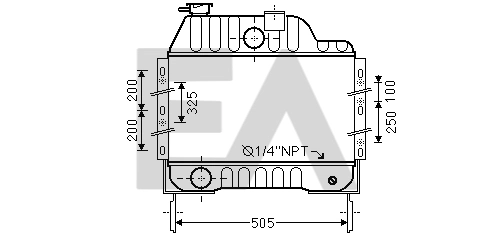 Radiador de esfriamento de motor Massey Ferguson 3618628M92 preço, a partir de 802,28 USD