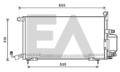 Radiador de aparelho de ar condicionado Seat Toledo preço, a partir de 76,68 USD