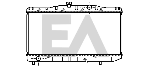  Radiador de esfriamento de motor Toyota Corolla FX hatchback (E8B) (1984 - 1988) FX