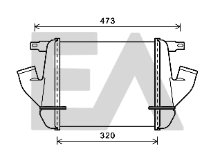 Radiador de intercooler NRF 309133 preço, a partir de 76,75 USD