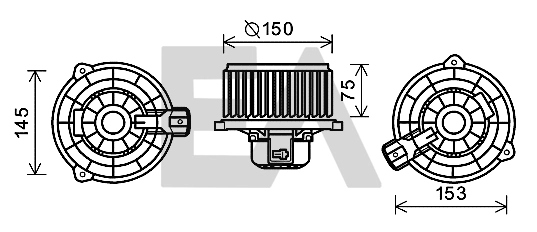 Compre Motor de ventilador de forno (de aquecedor de salão) KIA Carens 2