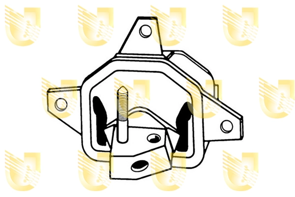 Compre Coxim (suporte) dianteiro de motor Opel Corsa 