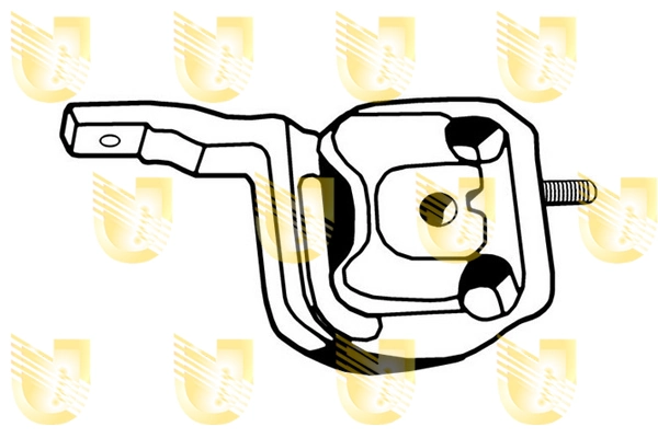 Coxim (suporte) traseiro de motor para Ford Escort VII GAL, AFL