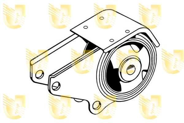  Coxim (suporte) traseiro de motor Fiat Ducato I сaixa (280) (1982 - 1990) I