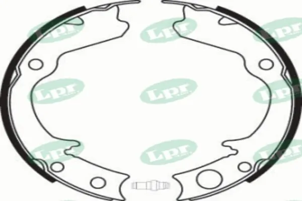 Sapatas do freio de estacionamento para Subaru Legacy BC