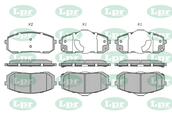 Sapatas do freio dianteiras de disco para Hyundai Sonata DN8