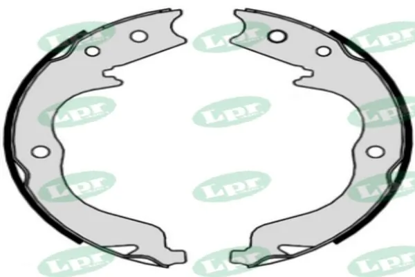 Sapatas do freio de estacionamento para Mitsubishi Lancer CY_A, CZ_A