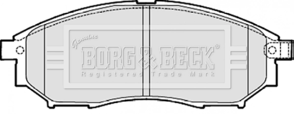 Sapatas do freio dianteiras de disco Nissan Qashqai +2 I J10