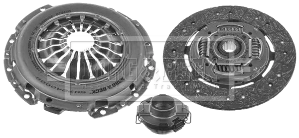 HK2076 Borg&beck Kit de embraiagem (3 peças)