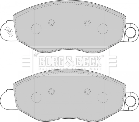 Sapatas do freio dianteiras de disco Ford Transit V V184/5