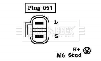 BBA2966 Borg&beck Gerador