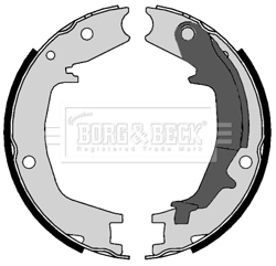  Sapatas do freio de estacionamento Hyundai Elantra III sedan (XD) (2000 - 2006) III