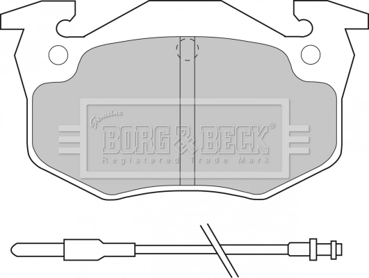 Sapatas do freio traseiras de disco 8671000303 Renault (RVI)