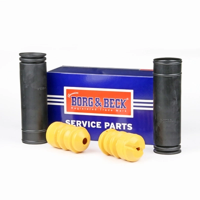 BPK7016 Borg&beck Pára-choque (grade de proteção) de amortecedor traseiro + bota de proteção