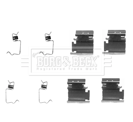 Kit de molas de fixação de sapatas de disco dianteiras Fiat Stilo  192