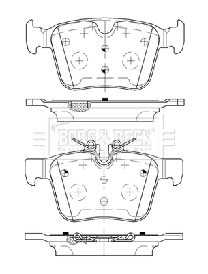 Sapatas do freio traseiras de disco Peugeot/Citroen 1675992480 preço, a partir de 26,05 USD