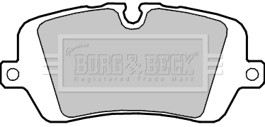 Sapatas do freio traseiras de disco Land Rover Range Rover SPORT II SUV (L494) (2013 - 2022) SPORT II