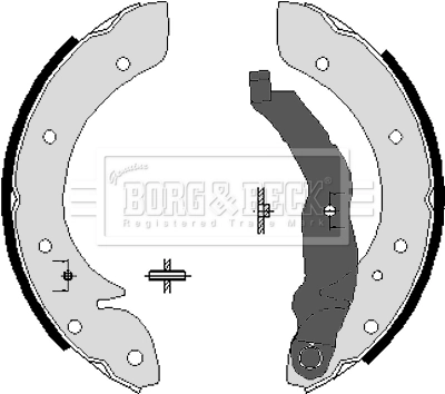 Sapatas do freio traseiras de tambor Fiat/Alfa/Lancia 51781990 preço, a partir de 25,13 USD