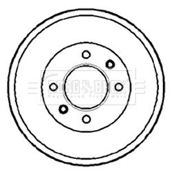  Tambor do freio traseiro Peugeot 306 hatchback (7A) (1993 - 2001) 