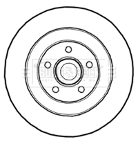  Disco do freio traseiro Renault Laguna III hatchback (BT0, BT1) (2007 - 2015) III