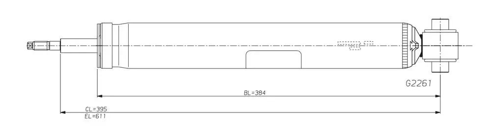 Amortecedor traseiro para Audi Q5  FYB, FYG