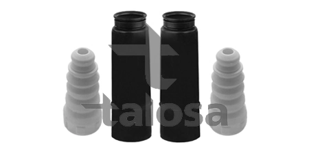 Pára-choque (grade de proteção) de amortecedor traseiro + bota de proteção para Volkswagen Touran 1T3