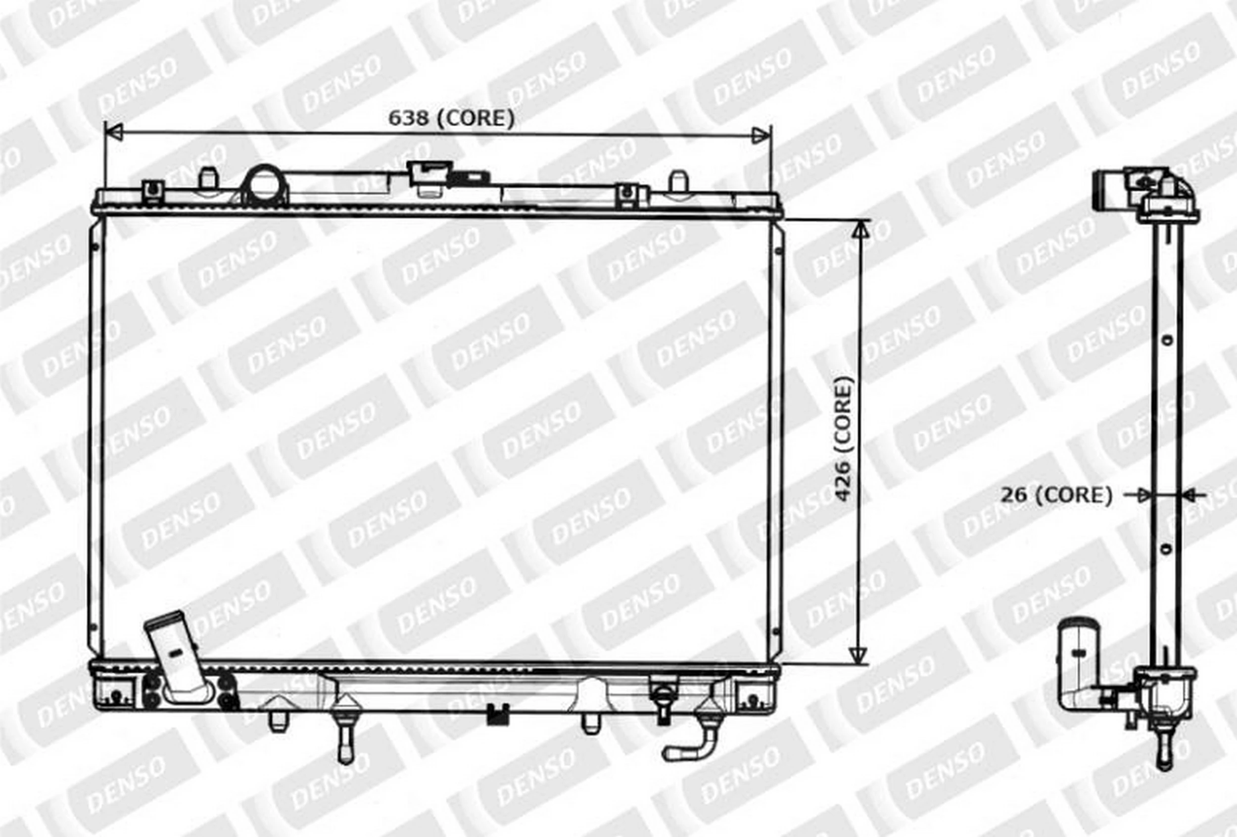 Compre MR239626 Mitsubishi Radiador de esfriamento de motor