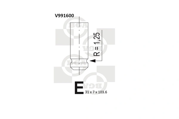 Compre 6095R Freccia Válvula de escape