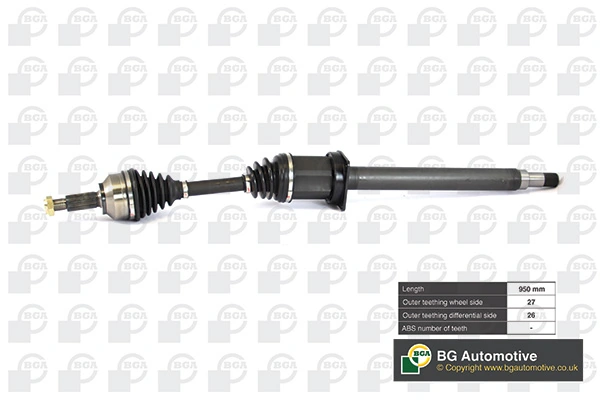 Semieixo (acionador) dianteiro direito Sercore 221192 preço, a partir de 142,57 USD