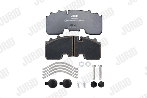 Sapatas do freio traseiras de disco para Mercedes Benz Truck TRUCK ATEGO 