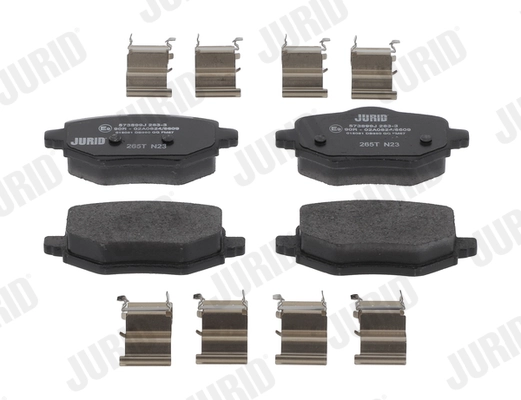 Sapatas do freio traseiras de disco 1680301680 Opel