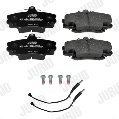 Sapatas do freio dianteiras de disco 7701203777 Renault (RVI)