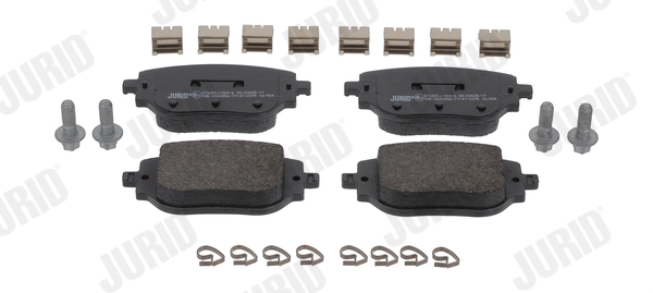 Compre 1673597480 Peugeot/Citroen Sapatas do freio traseiras de disco